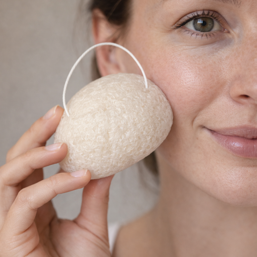 Konjac houbička bílá3